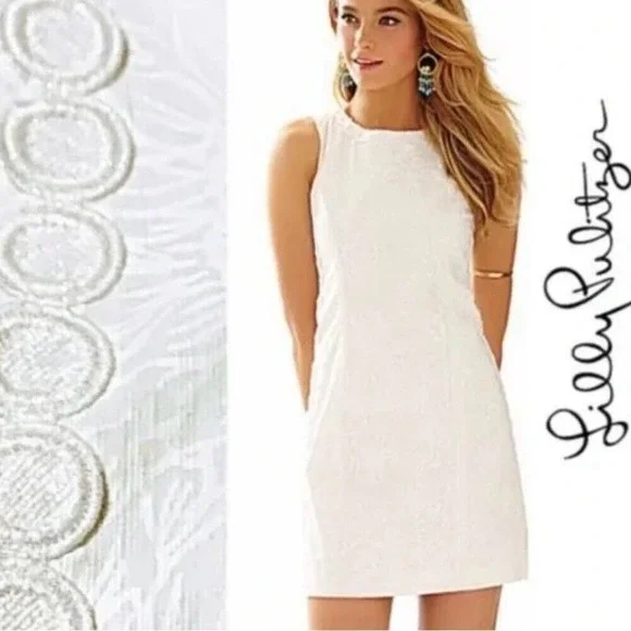 Lilly Pulitzer | Dresses | Lilly Pulitzer Mila Shift Dress White Lion In  The Sun 0 Beach Graduation Easter | Poshmark